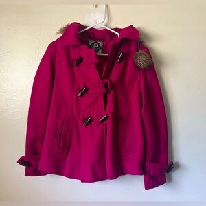 Dollhouse Women’s Pink Toggle Coat